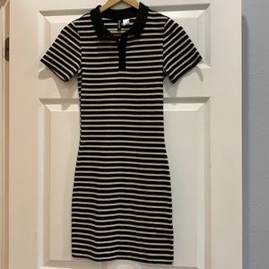 H&M Divided | Striped Thermal Dress in Size Small